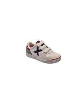 Zapatilla para Fútbol Sala Niños Munich G-3 436 Blanco