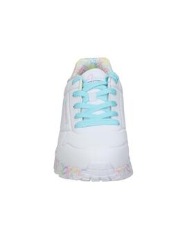 Zapatilla Niñas  Skechers UNO LITE Blanco