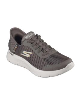 Zapatilla Skechers GO WALK FLEX SLIP INS Marrón