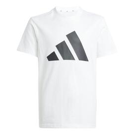 Conjunto para Niños  Adidas J BL T  Blanco/Negro