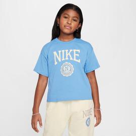 Camiseta Niña  Nike Nsw Azul