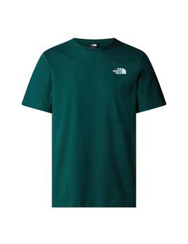 Camiseta The North Face Box Hombre Verde