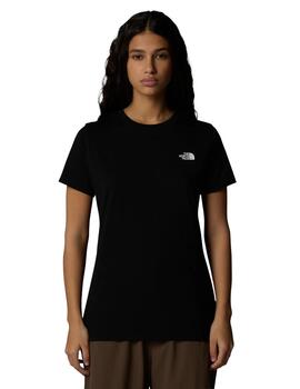 Camiseta The North Face Simple Dome Mujer Negro