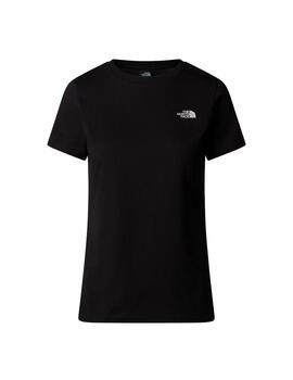 Camiseta The North Face Simple Dome Mujer Negro