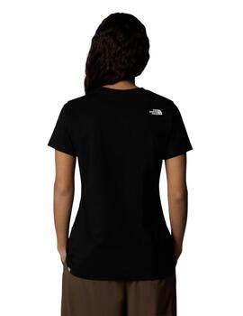 Camiseta The North Face Simple Dome Mujer Negro