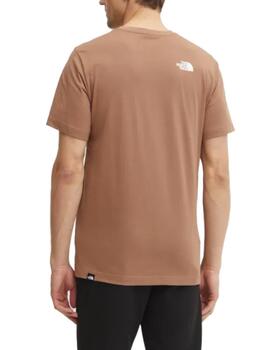 Camiseta  The North Face  Simple Dome Marrón