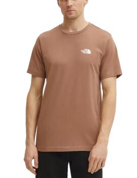 Camiseta  The North Face  Simple Dome Marrón