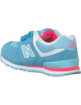 Zapatilla Infantil  New Balance 574 Celeste