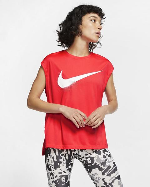 apretón Vacío Coordinar Camiseta Nike Mujer Coral