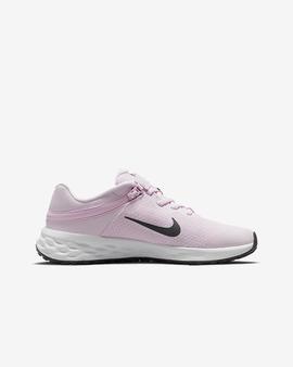 Zapatilla Junior Runnnig Nike Revolution 6 FLYASE ROSA