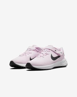 Zapatilla Junior Runnnig Nike Revolution 6 FLYASE ROSA